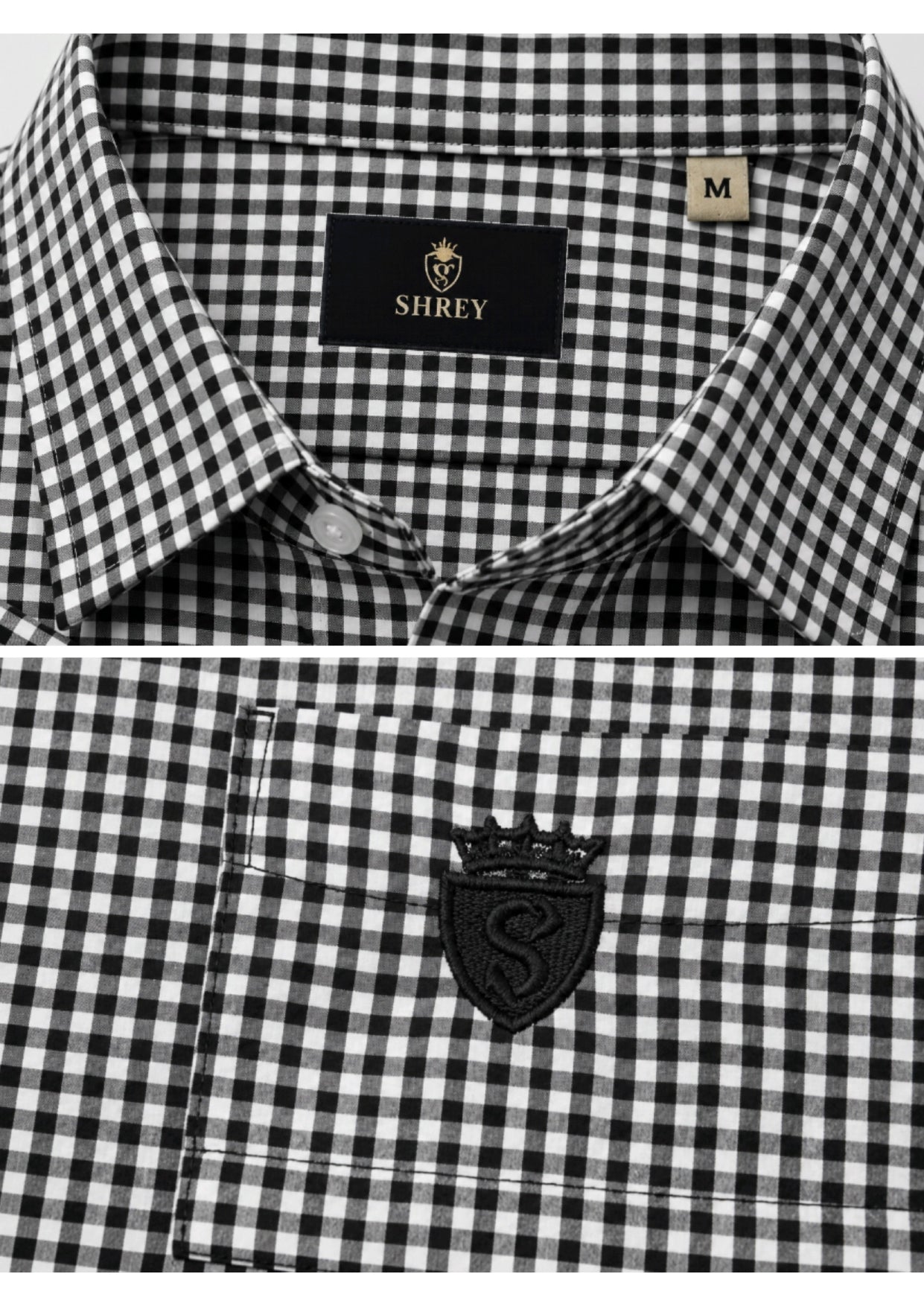 Men's Premium Cotton Check Half Sleeve Formal & Casual Wear Shirt – Regular Fit | Pocket Style | Soft & Breathable Fabric