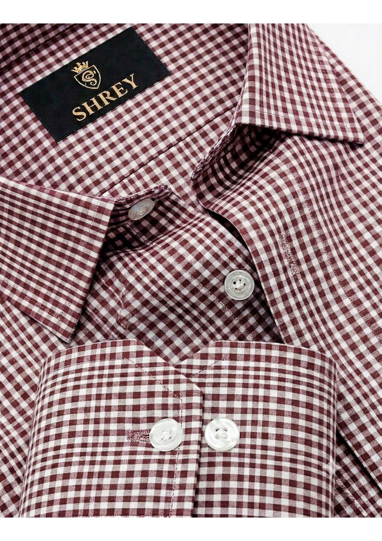 Men's Premium Oxford Check Shirt | Full Sleeve Smart Casual Shirt