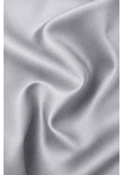 Premium Formal Shirt for Men | 100% Cotton Satin Full Sleeve Shirt | Luxury Office Wear | Party Wear Shirt |-Light Grey