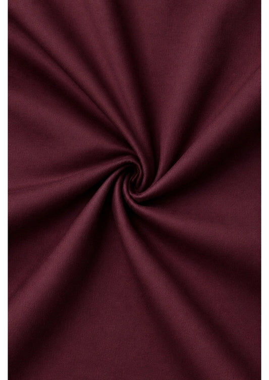 PREMIUM COTTON FORMAL SHIRT FOR MEN (SINGLE POCKET) - WINE