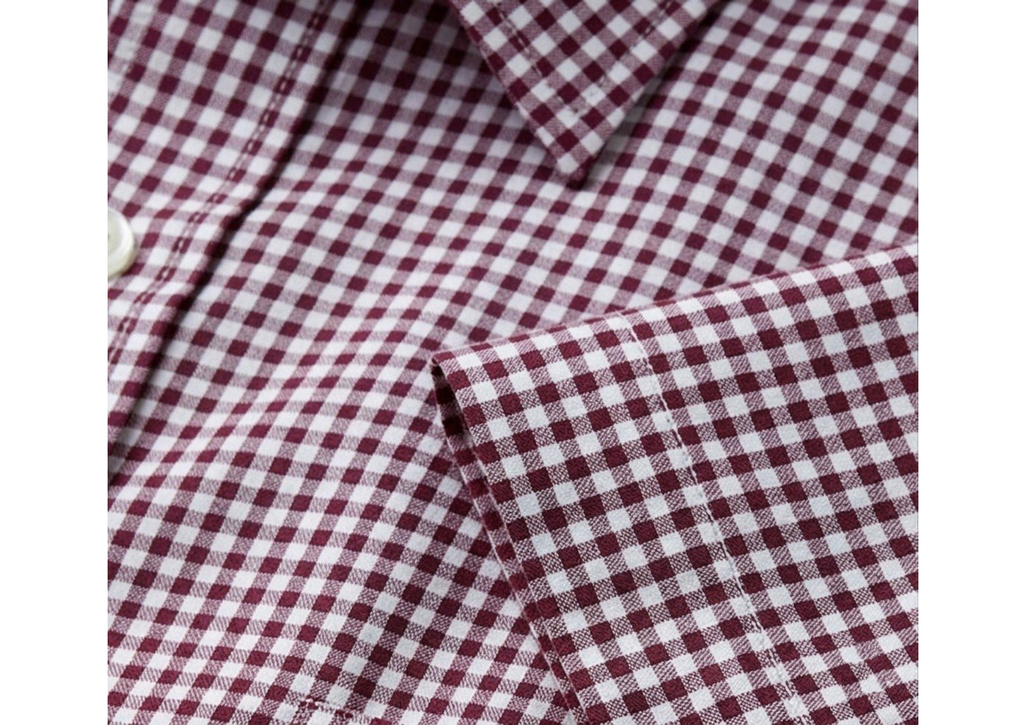Men's Premium Cotton Mini Check Half Sleeve Formal & Casual Wear Shirt – Regular Fit | Pocket Style | Soft & Breathable Fabric