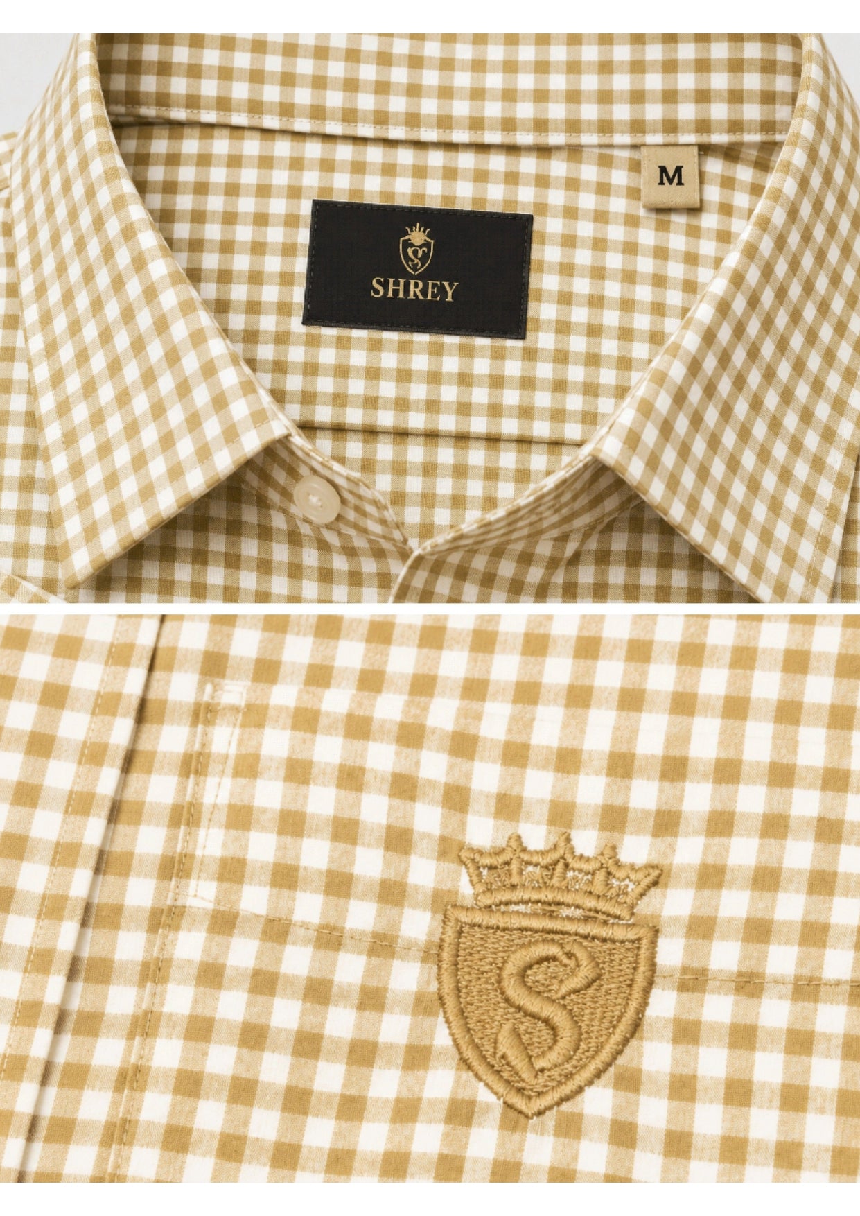 Men's Premium Cotton Check Half Sleeve Formal & Casual Wear Shirt – Regular Fit | Pocket Style | Soft & Breathable Fabric