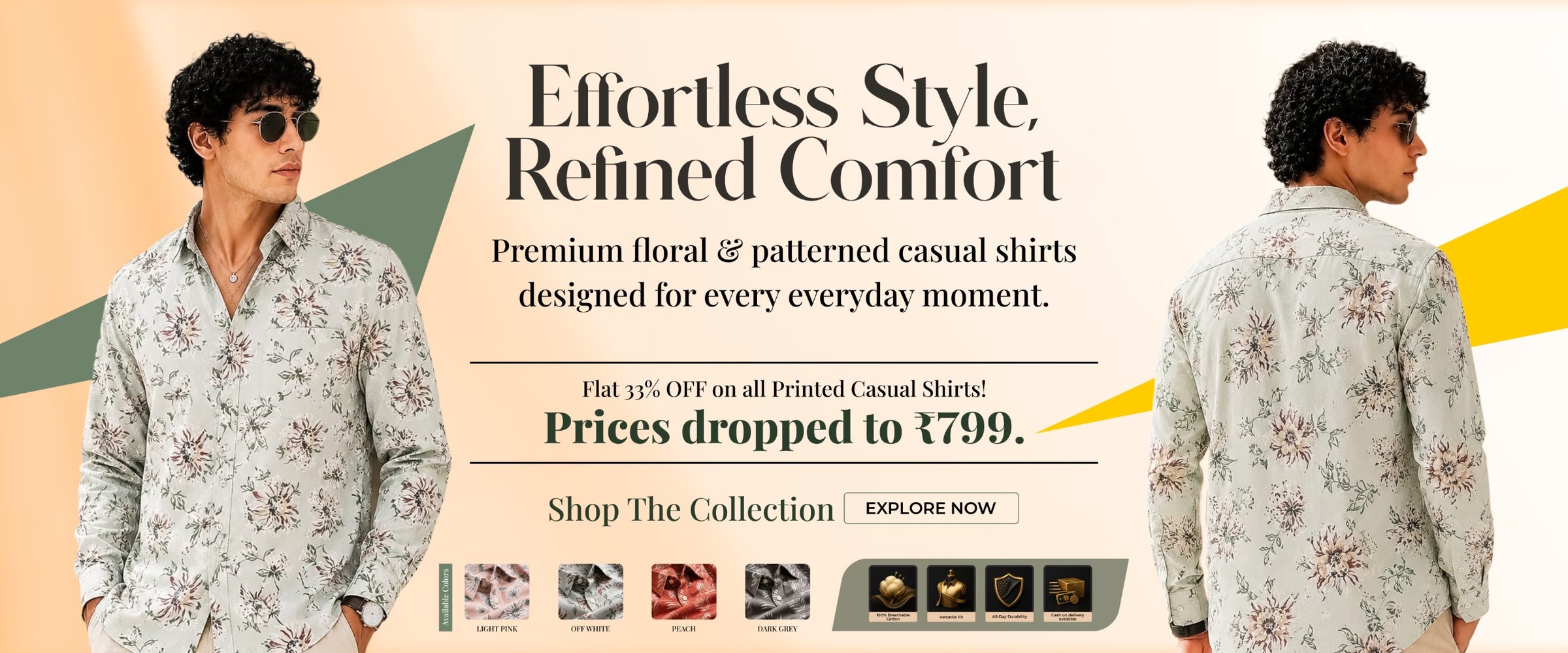 Shrey Printed Casual Shirts