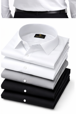 Men's Formal Regular Fit Cotton Full Sleeve Shirt-WHITE